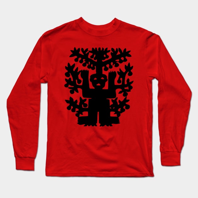 Mexican Folk Art Man #2 Long Sleeve T-Shirt by OHH Baby